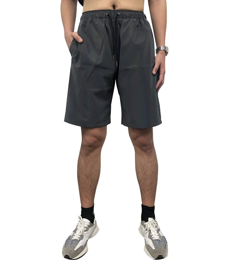 LZLRUN Rainbow Reflective Shorts Pants Men Fluorescent Trousers Casual Night Jogger (M, Shorts) - Image 3